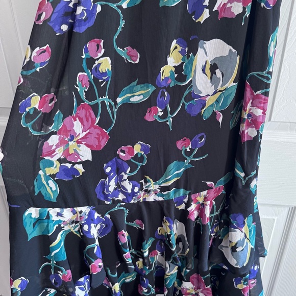 NWT Ralph Lauren maxi chiffon georgette floral summer dress - Picture 2 of 10